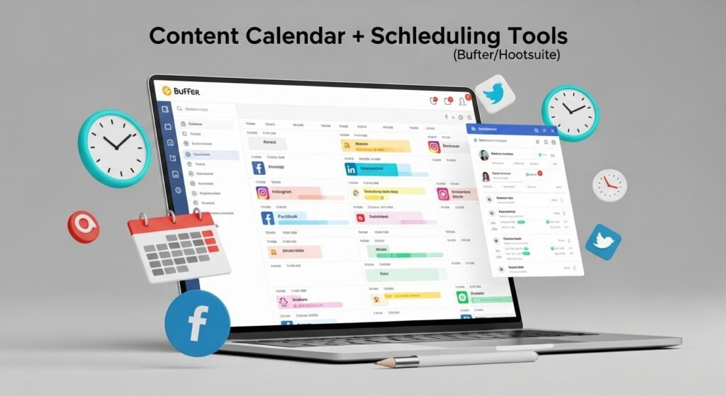 Content Calendar Scheduling Tools Buffer Hootsuite