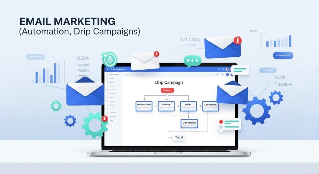 Email Marketing (Automation, Drip Campaigns)