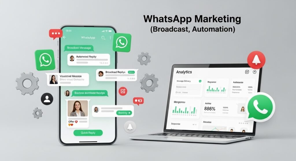 WhatsApp Marketing (Broadcast, Automation)